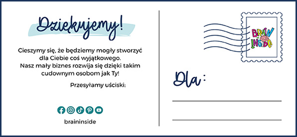 karta podarunkowa na czapkę