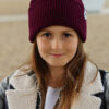 Czapka beanie dla dziecka logo kolorowe "Bordo" Czapka beanie dla dziecka logo kolorowe "Bordo"