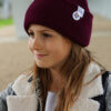 Czapka beanie dla dziecka logo kolorowe "Bordo" Czapka beanie dla dziecka logo kolorowe "Bordo"