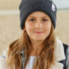 Czapka beanie dla dziecka logo kolorowe "Ciemny szary" Czapka beanie dla dziecka logo kolorowe "Ciemny szary"