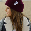 Czapka beanie dla dziecka logo kolorowe "Bordo" Czapka beanie dla dziecka logo kolorowe "Bordo"
