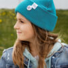 Czapka beanie dla dziecka logo kolorowe "Turkus" Czapka beanie dla dziecka logo kolorowe "Turkus"