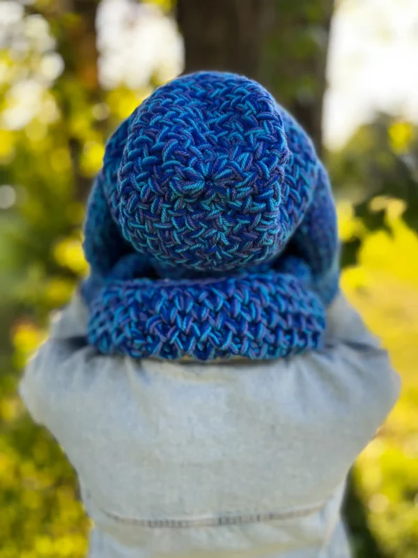 Czapka MERINO 66% "Niebieskości" EXPLORER