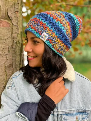 Czapka MERINO 50% "Górski potok" EXPLORER
