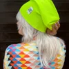 Czapka materiałowa "Neonowy żółty" Czapka materiałowa "Neonowy żółty"