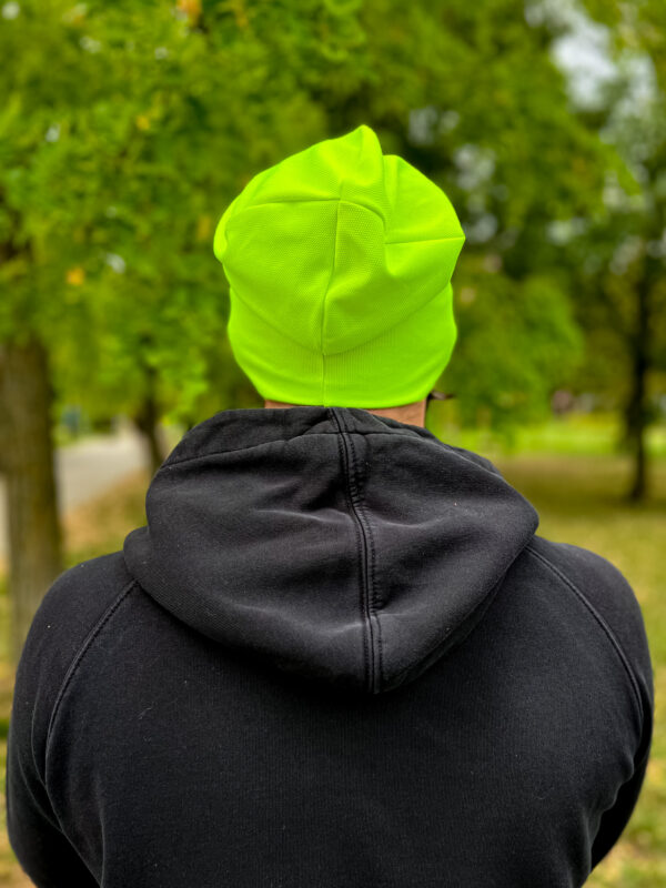 Męska czapka materiałowa "Neonowy żółty" Męska czapka materiałowa "Neonowy żółty"