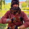Męska czapka MERINO 50% ,,Ciemna jesień" EXPLORER