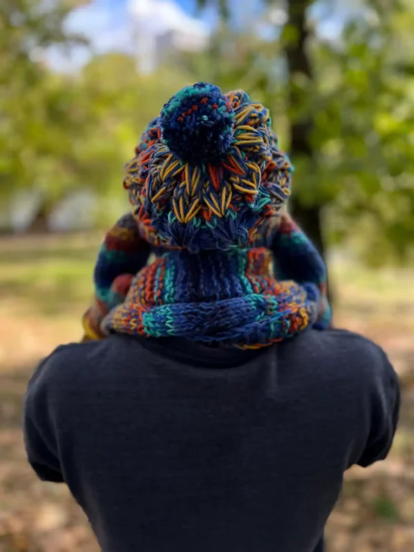 Męska czapka MERINO 50% "Górski potok" SMILE