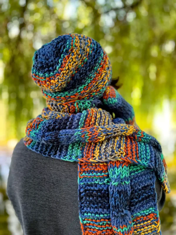 Męska czapka MERINO 50% "Górski potok" NEVERLAND