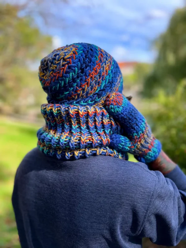 Męska czapka MERINO 50% "Górski potok" EXPLORER