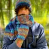 Męska czapka MERINO 50% "Górski potok" NEVERLAND