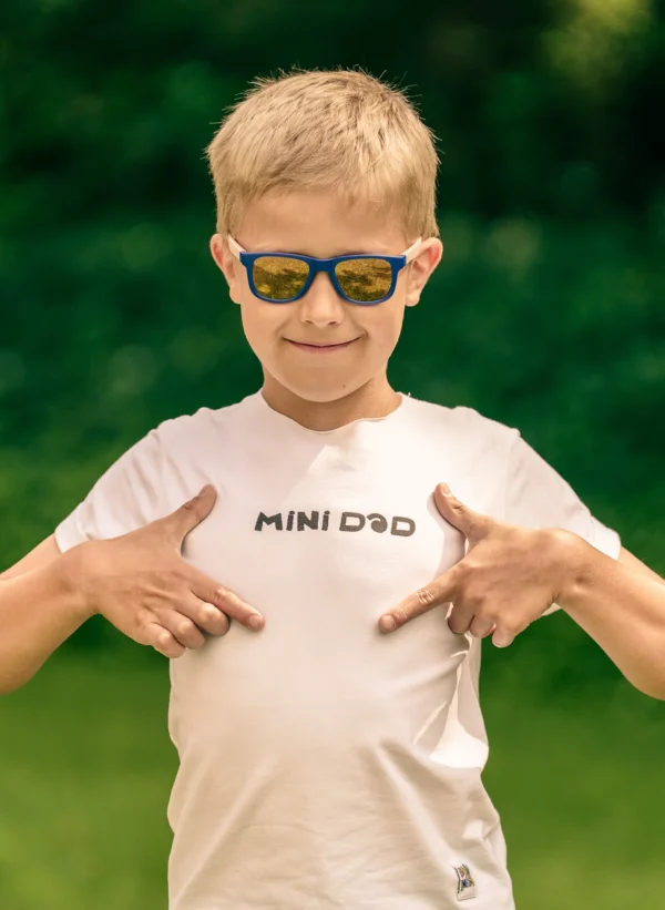 Koszulka dziecięca biała Mini DAD Koszulka dziecięca biała Mini DAD