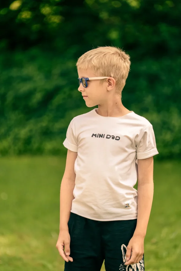 Koszulka dziecięca biała Mini DAD Koszulka dziecięca biała Mini DAD