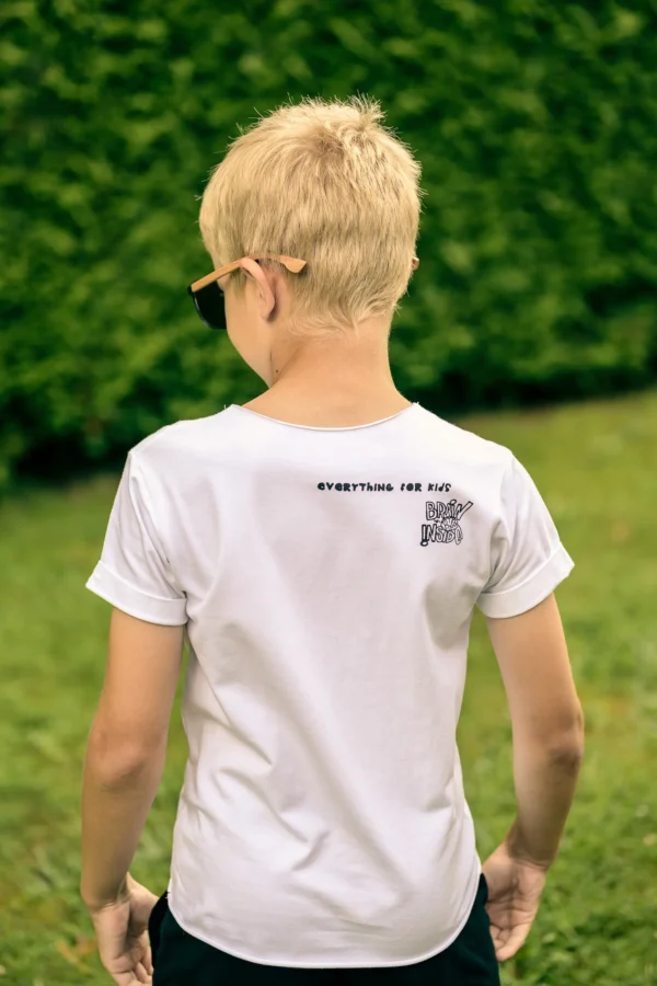 Koszulka dziecięca biała Mini DAD Koszulka dziecięca biała Mini DAD