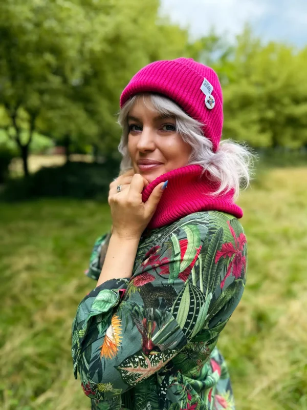 Bawełniany komin "Malina" Bawełniany komin "Malina"