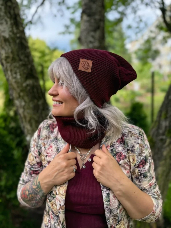 Zimowy BUFF "Bordo"