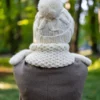 Czapka MERINO Euforia "Beżowy ecru"