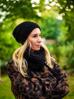 Czapka MERINO Explorer "Czarny"