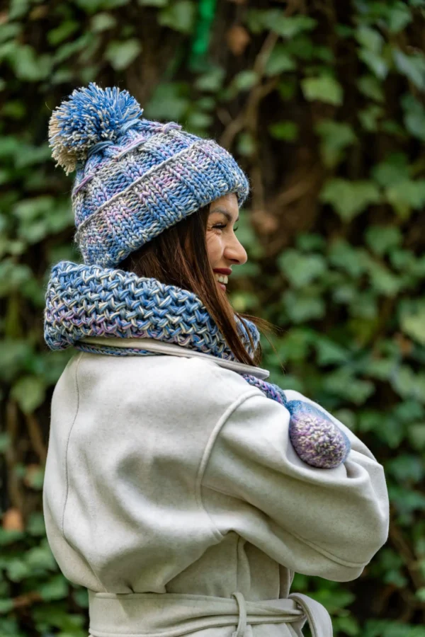 Czapka MERINO 100% Euforia "Pastele"