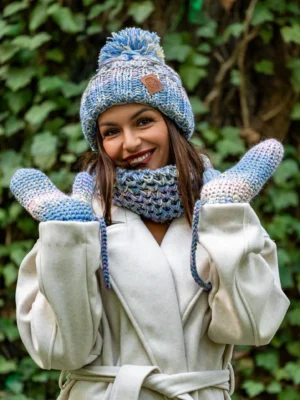 Czapka MERINO 100% Euforia "Pastele"