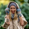 Czapka MERINO 100% Neverland "Pastele" + podszewka BAWEŁNA