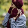 Rękawiczki MERINO "Bordo"
