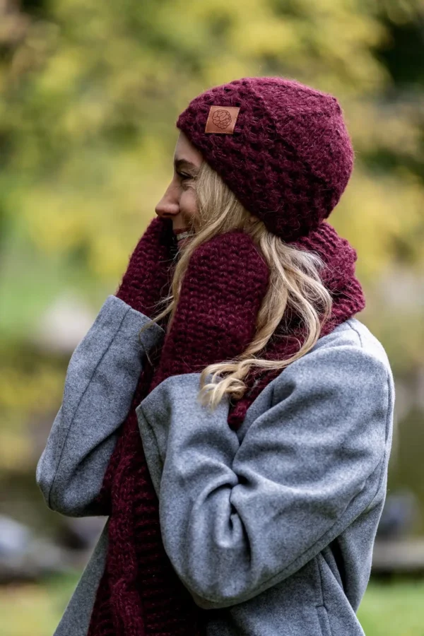 Rękawiczki MERINO "Bordo"