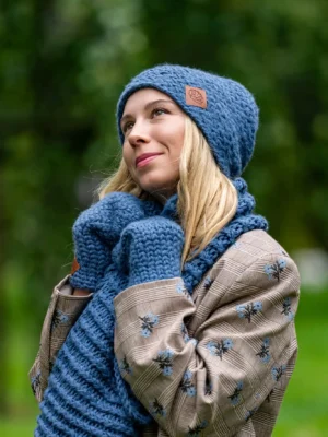 Czapka MERINO Explorer "Ciemny niebieski"