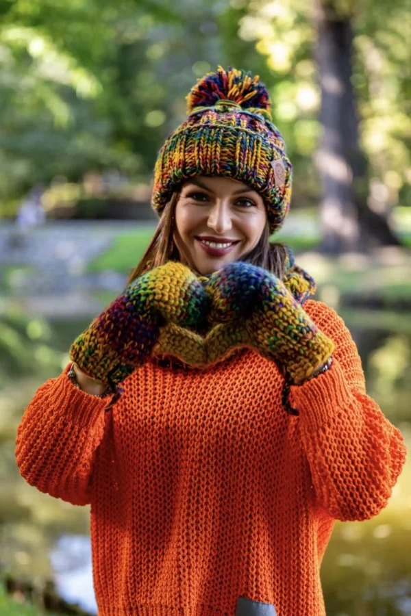 Rękawiczki MERINO 100% "Kolory"