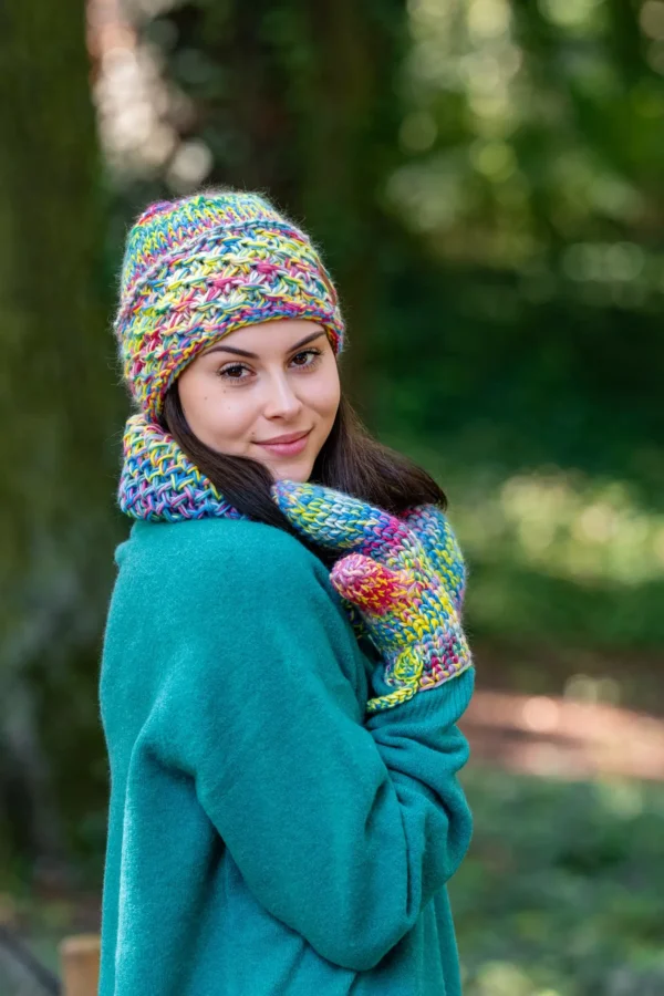 Rękawiczki MERINO 100% "Cukierki"