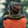 Czapka MERINO 100% Hope "Kolory" + podszewka BAWEŁNA