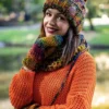 Czapka MERINO 100% Euforia "Kolory"