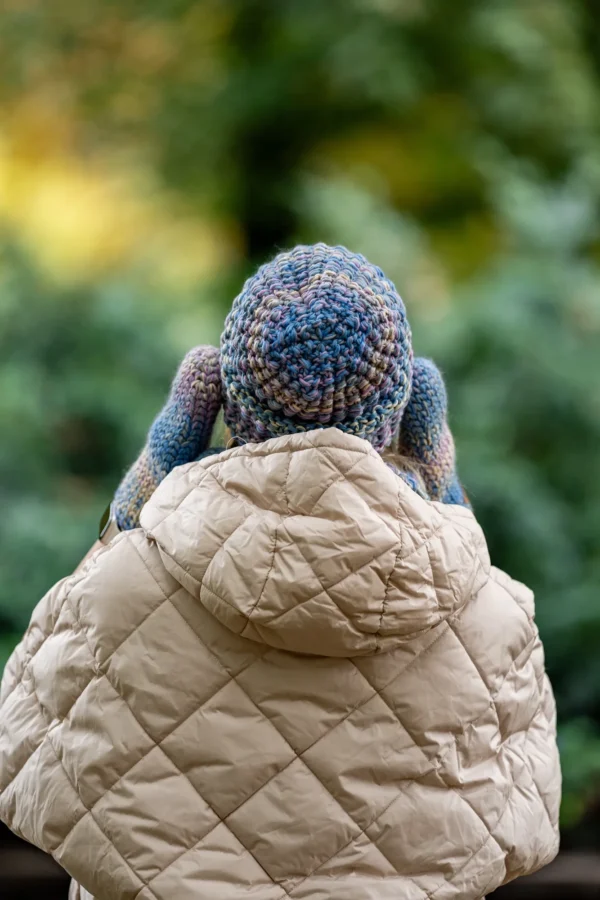 Czapka MERINO 100% Neverland "Pastele" + podszewka BAWEŁNA