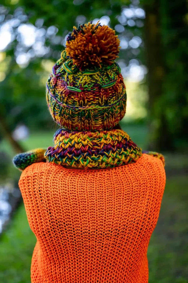 Mały komin MERINO 100% "Kolory"