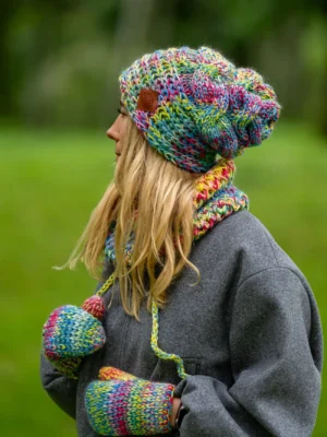 Czapka MERINO 100% This is it "Cukierki"