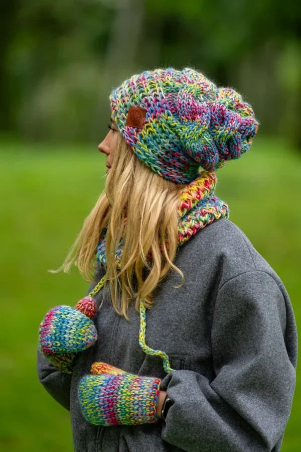 Rękawiczki MERINO 100% "Cukierki"