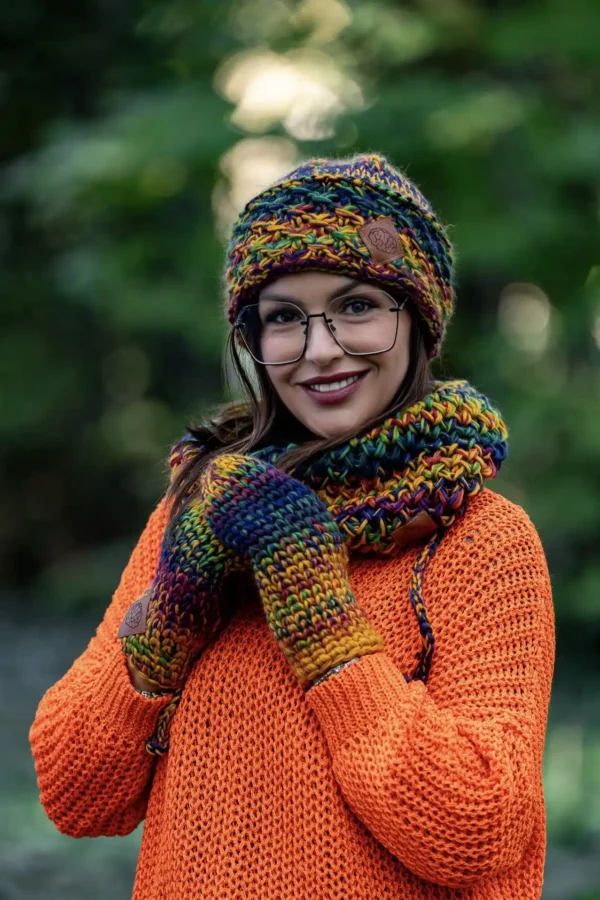 Mały komin MERINO 100% "Kolory"