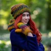 Czapka MERINO 100% Neverland "Kolory" + podszewka BAWEŁNA