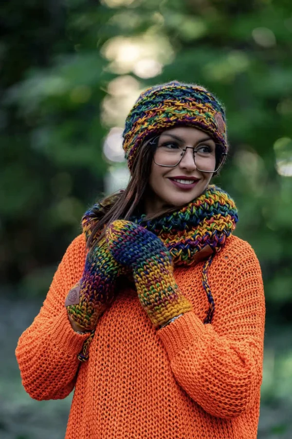 Mały komin MERINO 100% "Kolory"