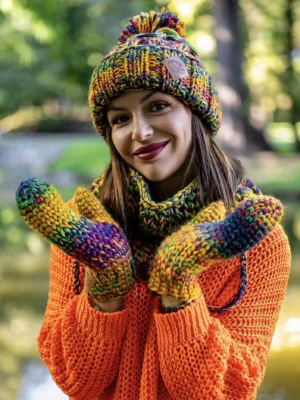 Rękawiczki MERINO 100% "Kolory"