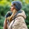 Czapka MERINO 100% Hope "Pastele" + podszewka BAWEŁNA